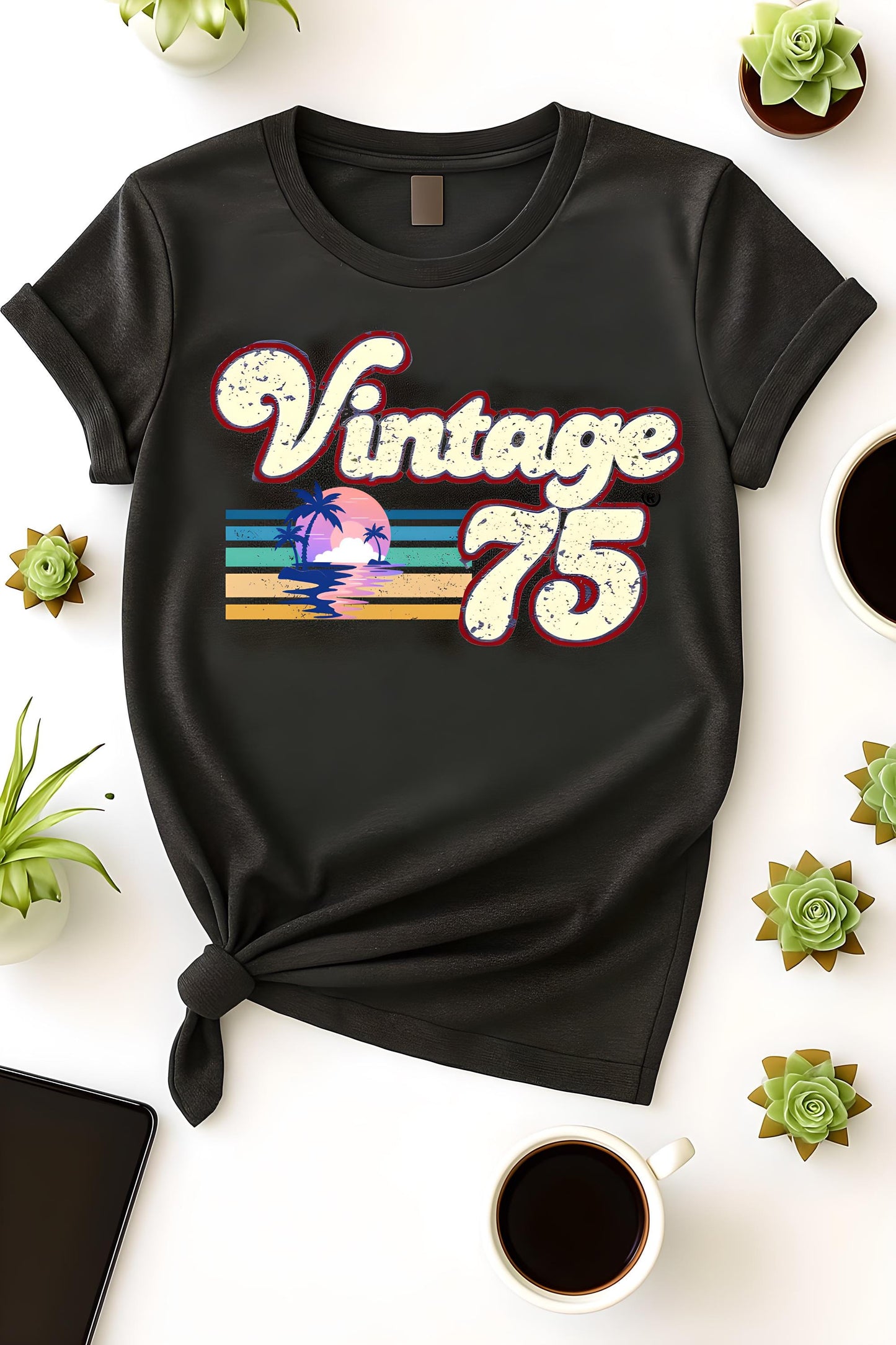 1975 Vintage Birthday Gift Tee Retro Style 50th Birthday for Women Vintage 1975 T Shirt 50th Birthday 50th Birthday Gift Father Gift