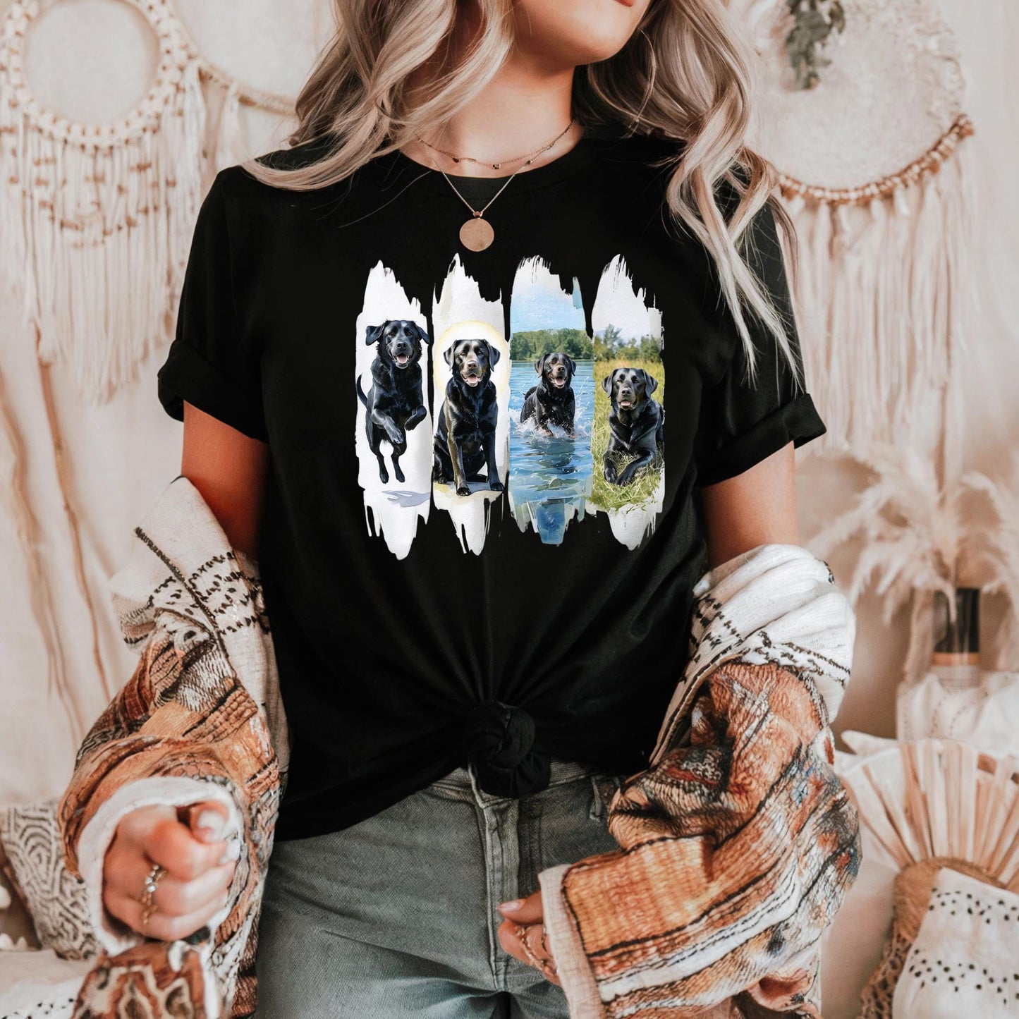 Black Lab Love Unisex Tee Dog Lover Shirt Pet Adoption Gift Animal Rescue Apparel Casual Wear for Dog Owners Retriever Dog T Shirt