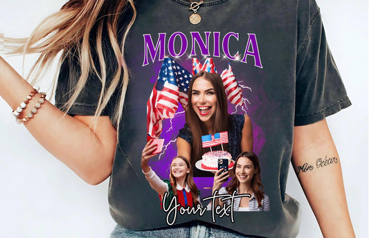 Comfort Colors Vintage Graphic 90s Shirt Custom Bootleg Rap Tee Insert Your Design Personalized Bootleg Idea Unique Gift For Men And Women