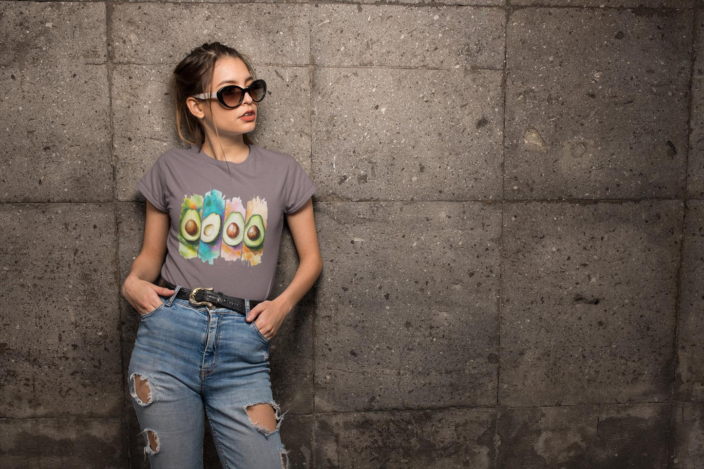 Colorful Avocado Unisex Cotton Tee, Trendy Fruit Shirt, Casual Wear, Gift for Foodies, Summer Vibes, Eco-Friendly Apparel for Nutrition Gift