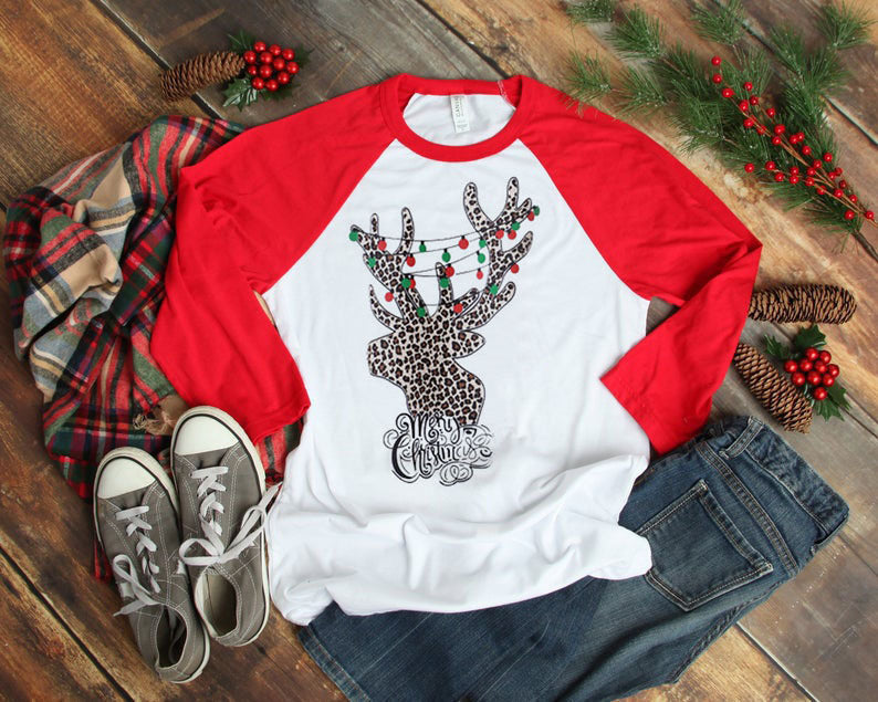 Christmas Clothing Women's Printed Wear T-shirt