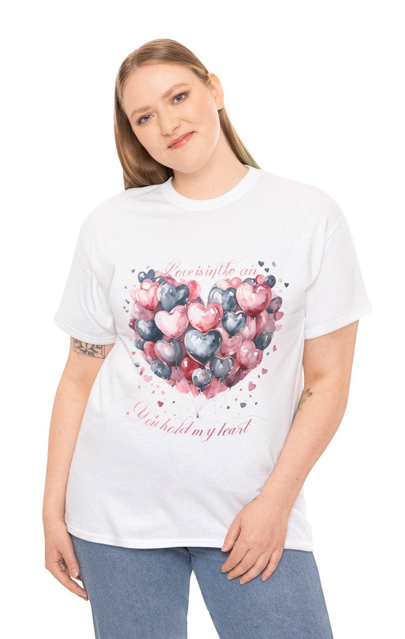 Heartfelt Graphic Tee, Casual T-Shirt Gift, Valentine's Day Shirt, Cute Unisex Top, Romantic Apparel - Unisex Tee, Valentine's Day Gift,