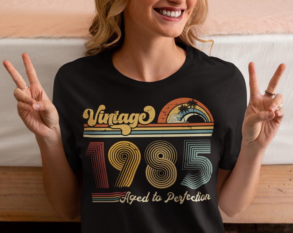 40th Birthday Shirt – Age to Perfection Tee