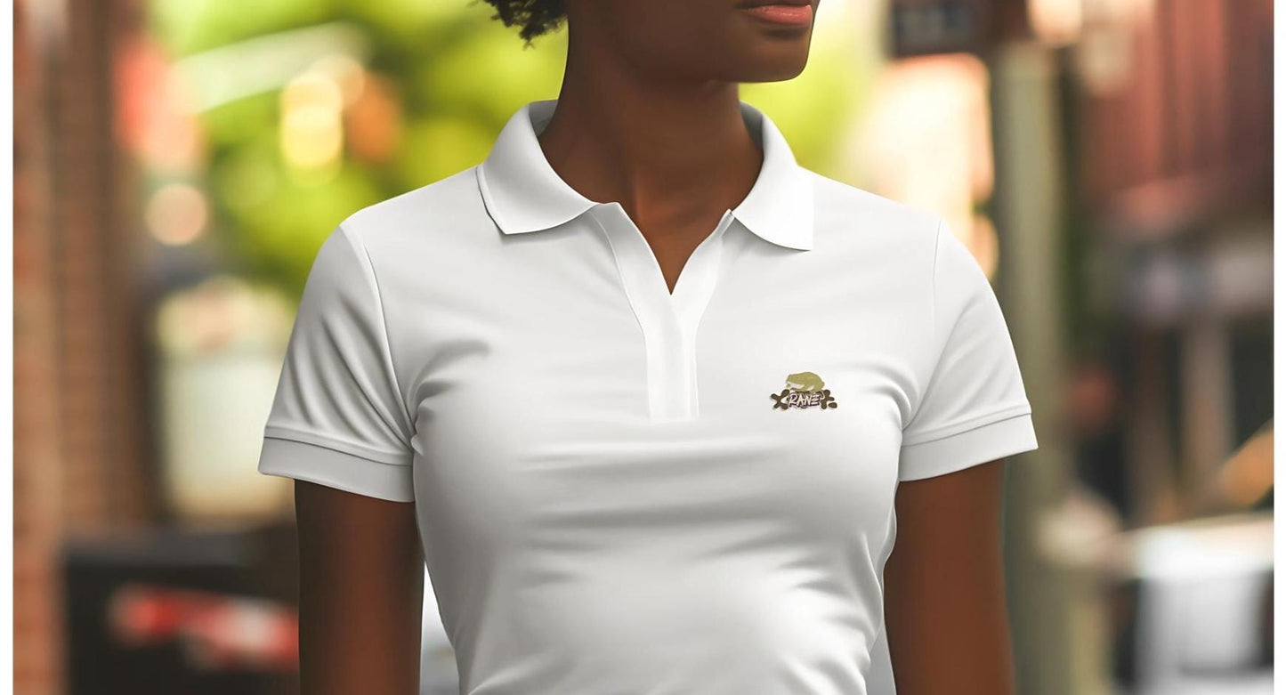 Unisex Golf & Tennis Polo Shirt - Breathable Sport Performance Top with Logo Design