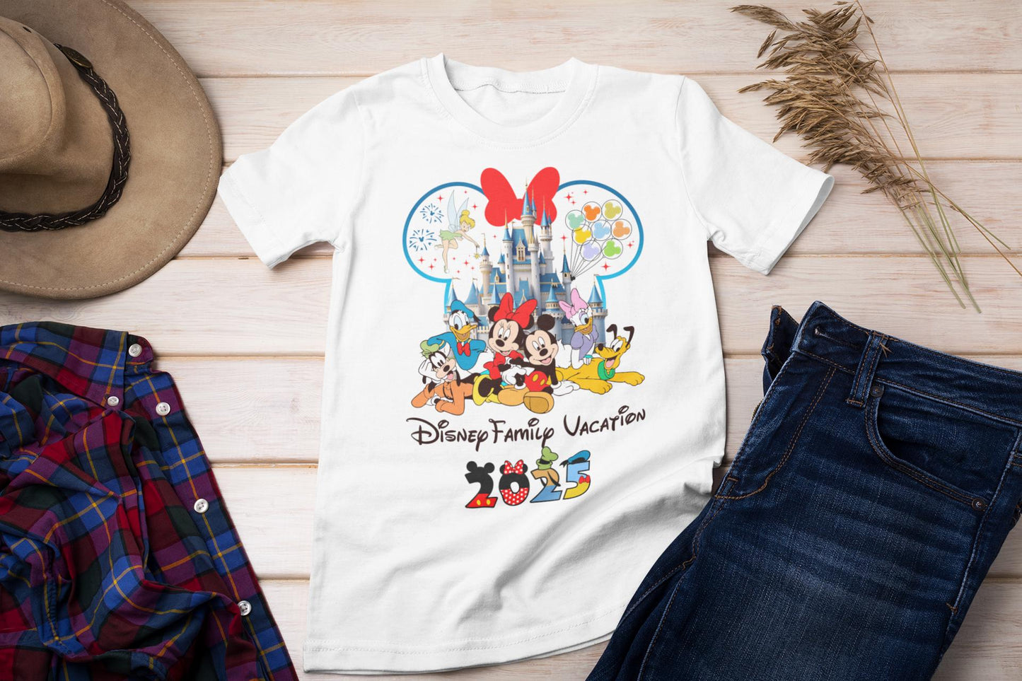 Personalized Disney Trip Shirts, Disneyland Shirts, Disney Vacation T-shirt, Disney Family Matching Shirt, Magical Castle Shirt, Disneyworld