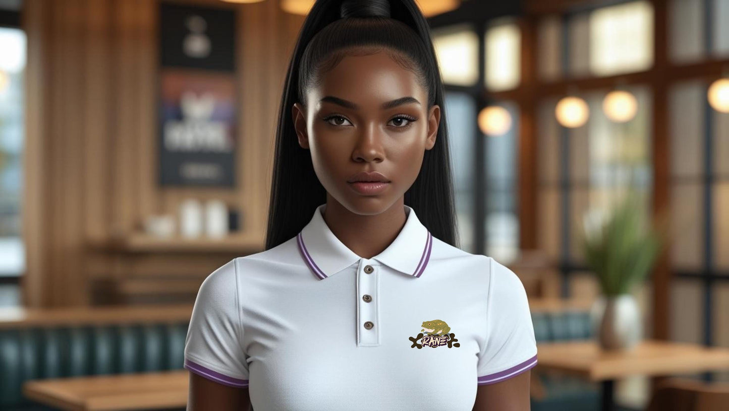 Unisex Golf & Tennis Polo Shirt - Breathable Sport Performance Top with Logo Design