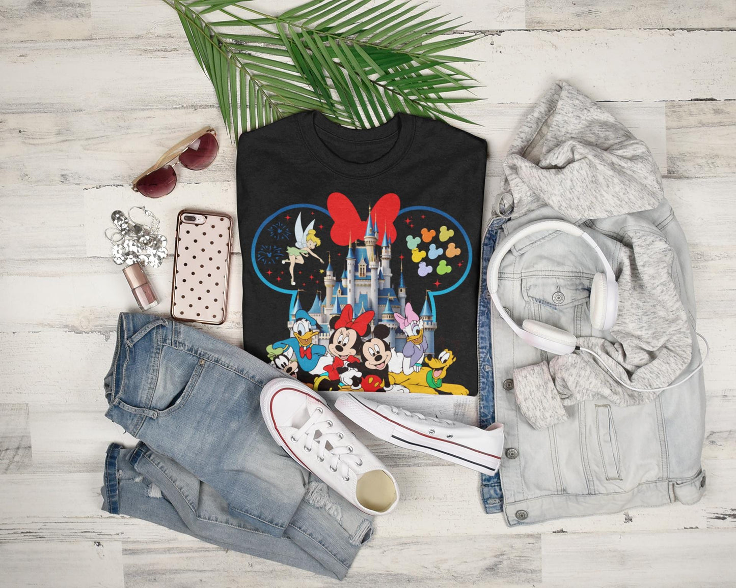 Personalized Disney Trip Shirts, Disneyland Shirts, Disney Vacation T-shirt, Disney Family Matching Shirt, Magical Castle Shirt, Disneyworld