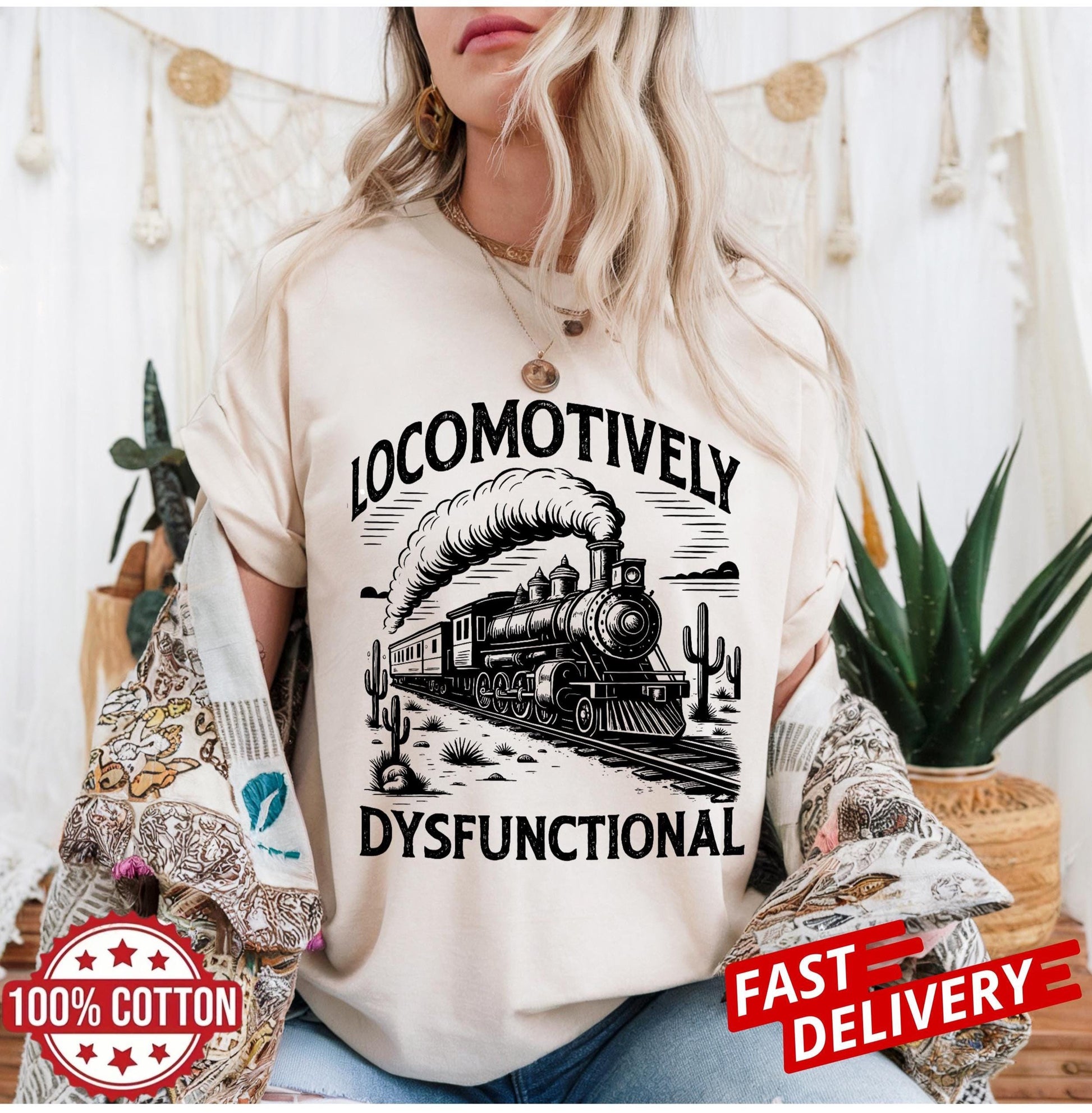 Railroad humor shirt, limited edition train tee, sarcastic vintage design t-shirt unisex for classic train lovers