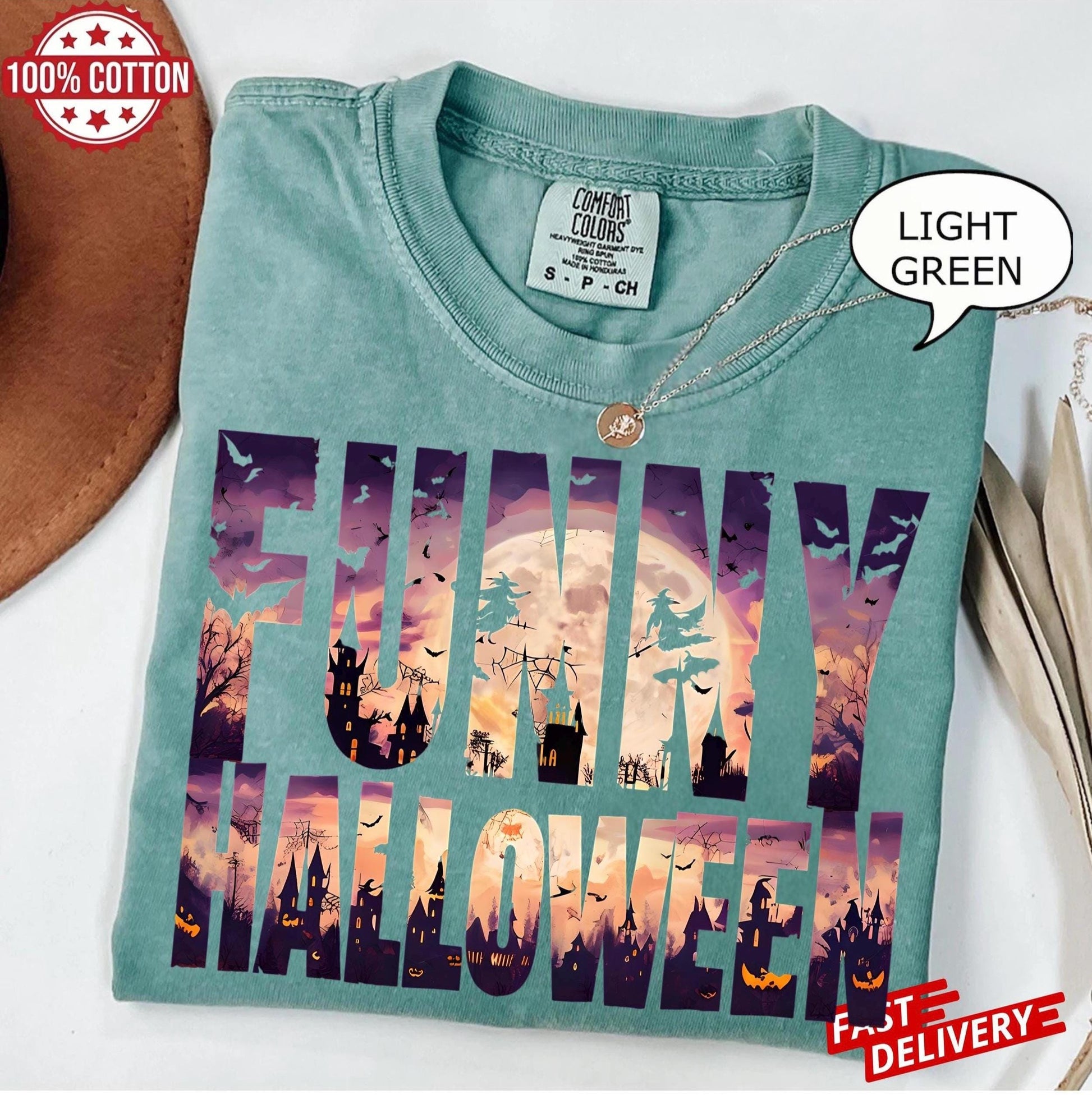 Funny Halloween Shirt Unisex Spooky Party Outfit Graphic Tee For Teens Adults Gift Idea Scary Costume Casual Top Unique Design