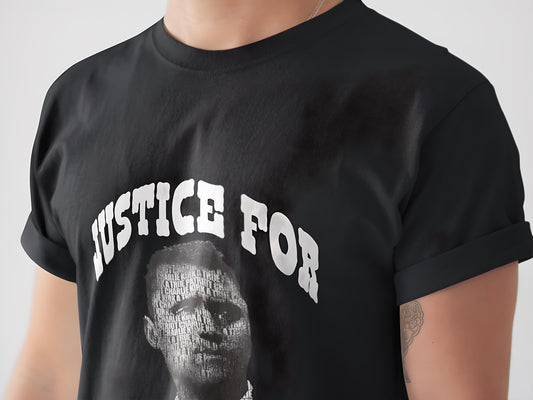 Justice For Charlie Kirk Support Tee Bold Slogan Black T-Shirt Freedom Shirt, Everyday Life, Charlie kirk shirt