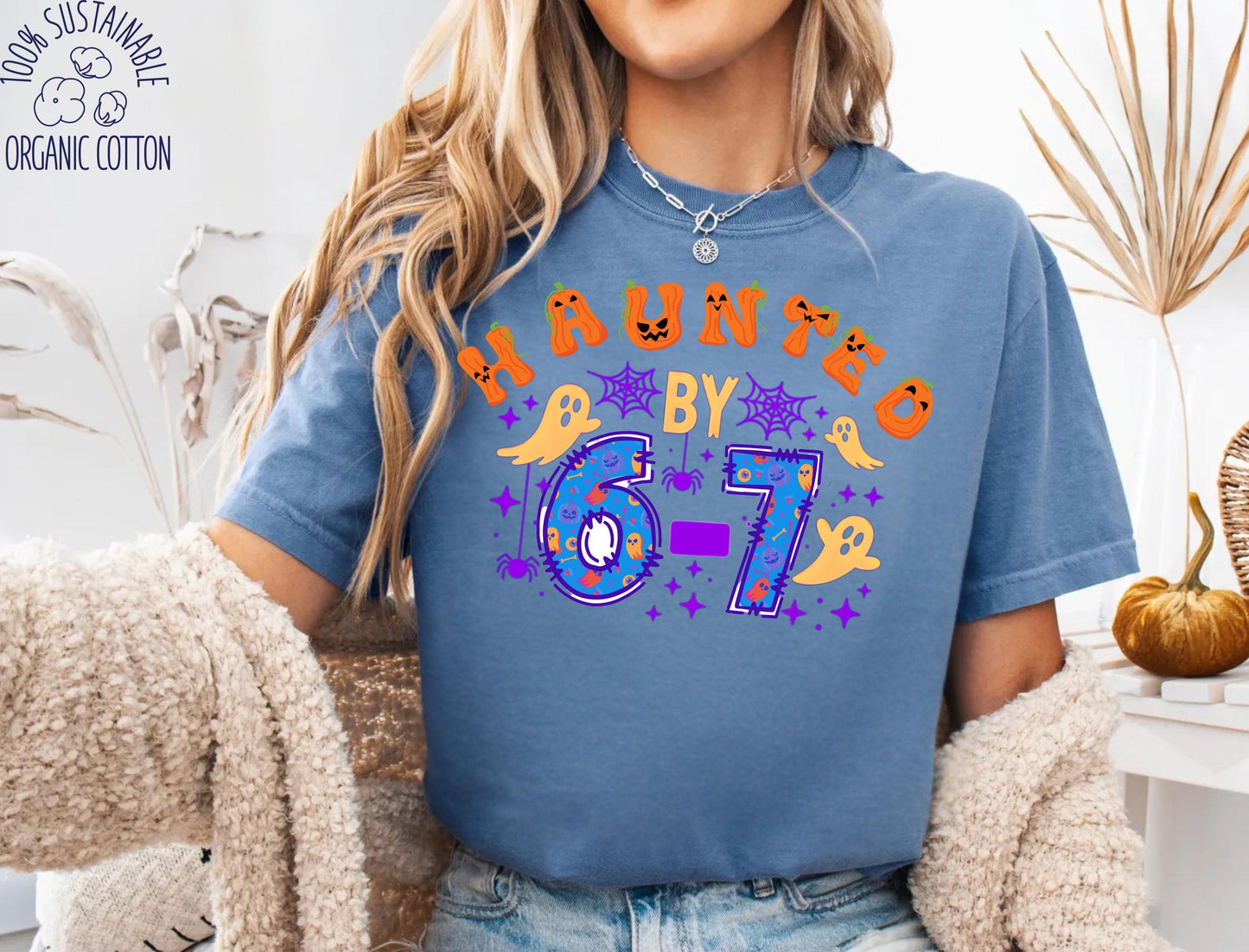 Six Seven Meme Halloween Shirt: Bella Canvas Funny Tee